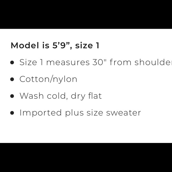 Plus size Knit Cold Shoulder Lace up sweater - Picture 5 of 5